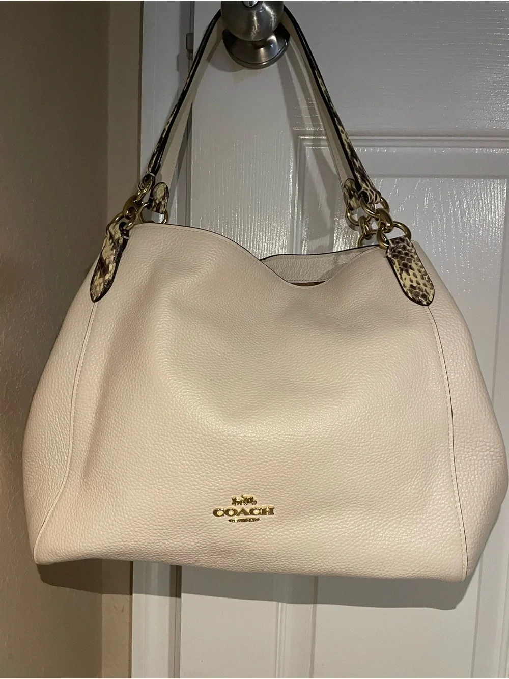 Coach pebbled leather